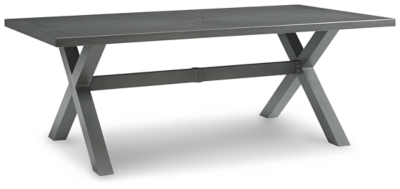 P518-625 Elite Park Outdoor Dining Table, Gray sku P518-625