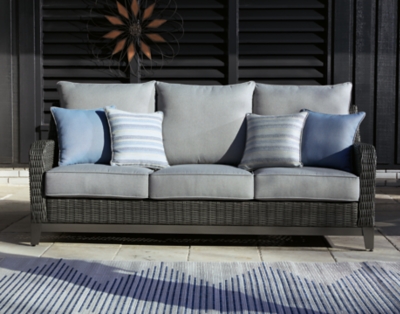 P518-838 Elite Park Outdoor Sofa, Gray sku P518-838