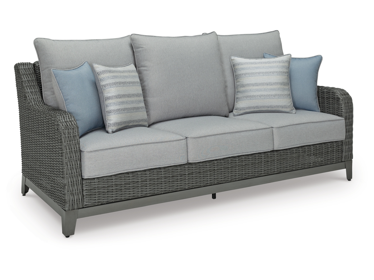 Elite Park Outdoor Sofa with Cushion - Gray