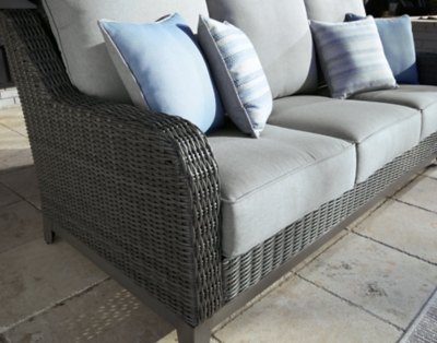 Elite Park Outdoor Sofa with Cushion & Loveseat