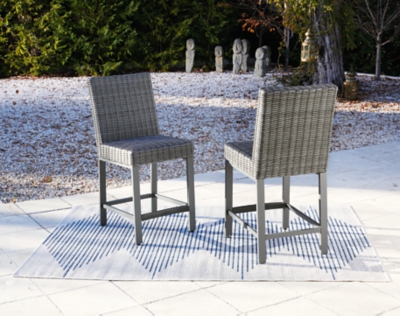 P520-130 Palazzo Outdoor Barstool (Set of 2), Gray sku P520-130