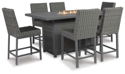 Palazzo Outdoor Bar Table and 6 Barstools, , large