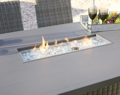 Palazzo Outdoor Counter Height Dining Table with 4 Barstools