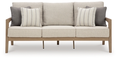 Hallow Creek Outdoor Sofa with Cushion, , large