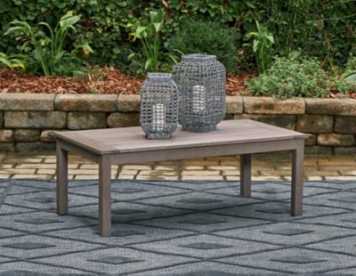 Hillside Barn Outdoor Coffee Table, Brown