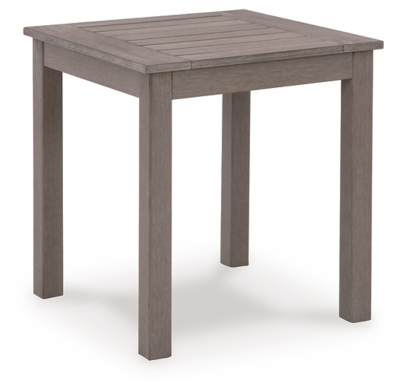 Hillside frame end table deals with storage