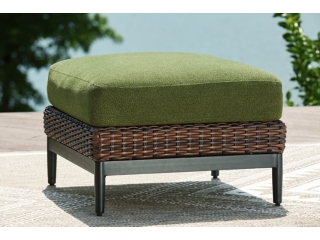 Horizon Hall Outdoor Ottoman with Cushion