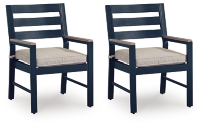 Mabry Shores Outdoor Arm Chair with Cushion (Set of 2), , large