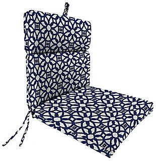 Home Accents Outdoor 22" x 44" Sunbrella Chair Cushion, Indigo, large