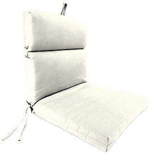 Home Accents Outdoor 22" x 44" Sunbrella Chair Cushion, Salt, rollover