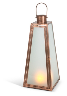 Outdoor 20.88" Brushed Copper Lantern, , large