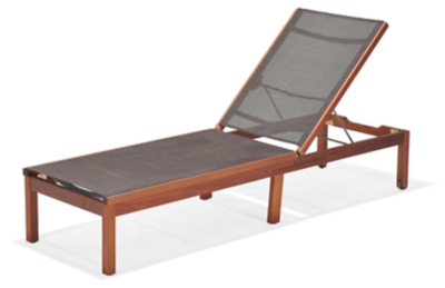 Mesh Lounger, Gray/Brown, large