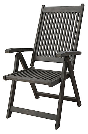 Vifah Renaissance Hand-scraped Wood 5-Position Reclining Chair, , large