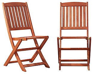 Vifah Malibu Outdoor Folding Bistro Chair (Set of 2), , large