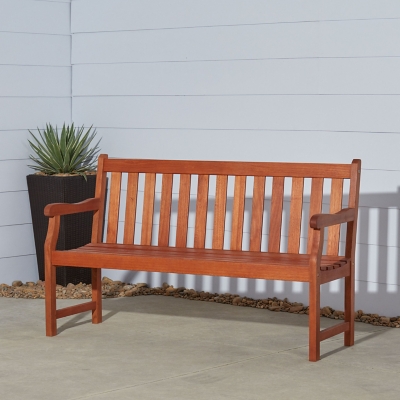 Malibu 5ft Outdoor Wood Garden Bench Ashley Furniture Homestore