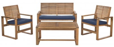 Safavieh Ozark Outdoor Living Set (Set of 4) | Ashley