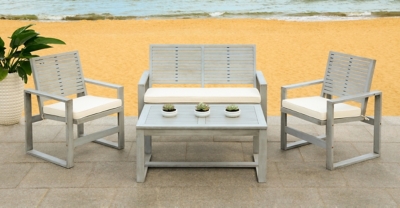 Ozark 4-Piece Outdoor Set, Gray