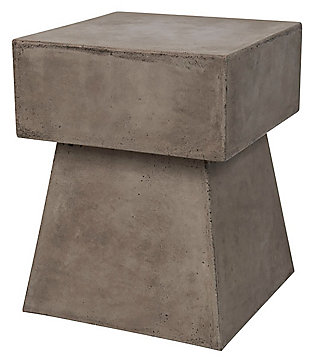 Safavieh Zen Indoor/Outdoor Mushroom Modern Concrete Accent Table, , large