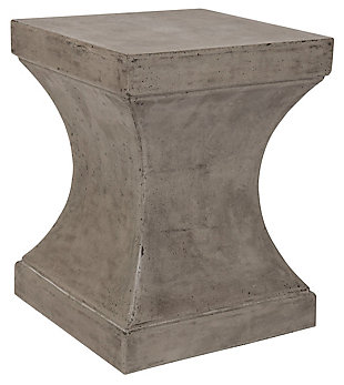 Safavieh Curby Indoor/Outdoor Modern Concrete Accent Table, , large