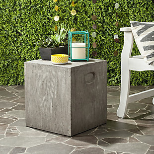 Safavieh Cube Indoor/Outdoor Modern Concrete Accent Table, , rollover