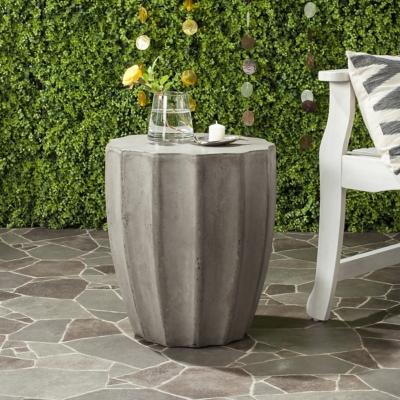 Safavieh jaslyn deals concrete accent table