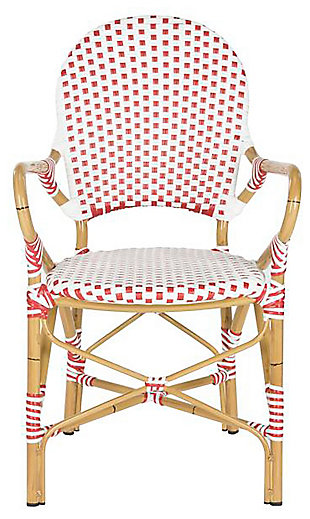 Safavieh Hooper Indoor/Outdoor Stacking Arm Chair (Set of 2), , large