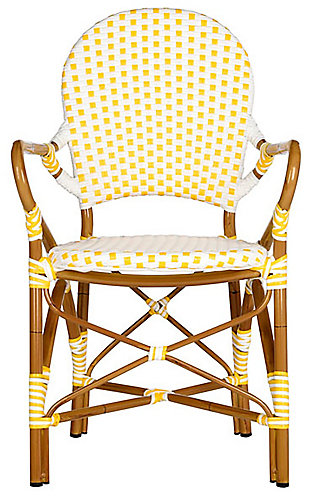 Safavieh Hooper Indoor/Outdoor Stacking Arm Chair (Set of 2), , large