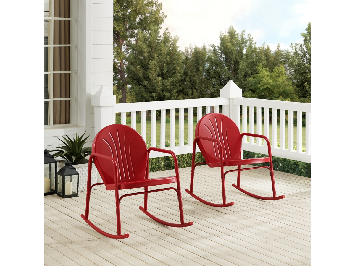 Crosley Outdoor Griffith Rocking Chair (2 Pieces)