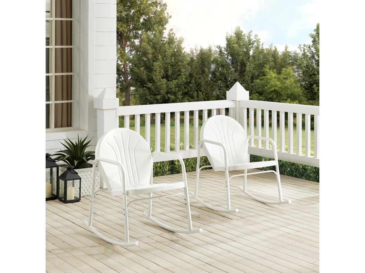 Crosley Outdoor Griffith Rocking Chair (2 Pieces) | Ashley