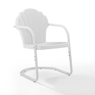 Crosley Tulip 2-piece Chair Set, White, large