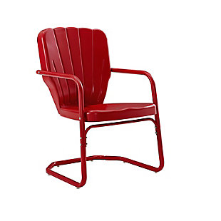 Crosley Ridgeland 2-piece Chair Set, Red, large