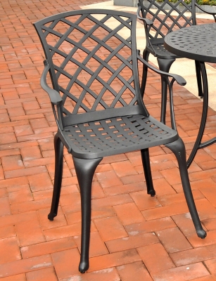 Crosley Sedona 2-piece High Back Arm Chair Set, , large