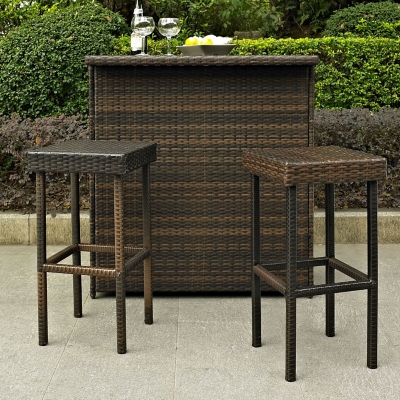 Crosley palm harbor outdoor wicker set hot sale