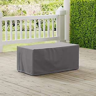 Crosley Outdoor Rectangular Table Furniture Cover, Gray, rollover