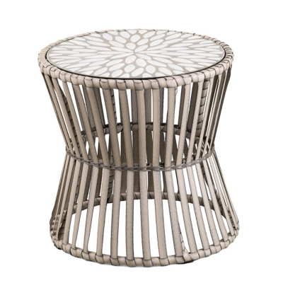 Kabra Outdoor Round Side Table Ashley Furniture Homestore