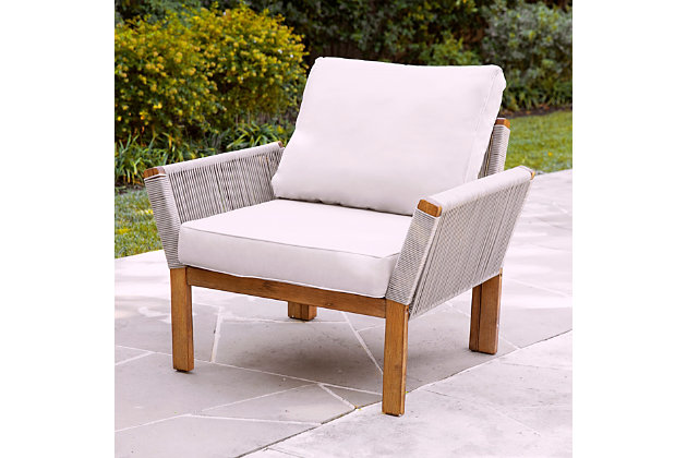 Channa Outdoor Armchair With Cushions, Outdoor Armchair Cushions