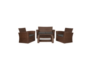 4-Piece Outdoor Patio Sofa Set with Cushions
