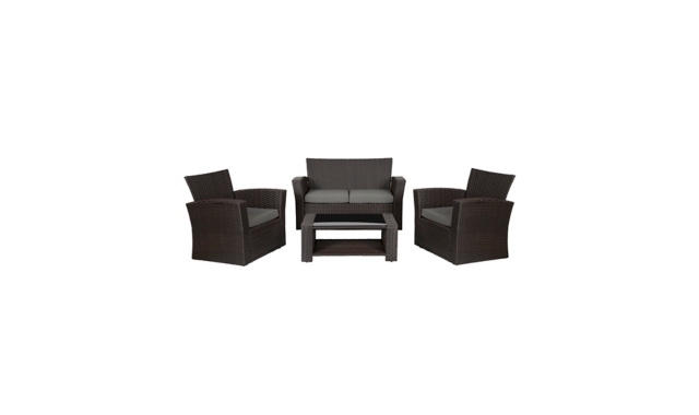 Westin Outdoor 4-Piece Patio Chat Set with Cushions