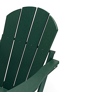 Westin Outdoor Folding Outdoor Poly Adirondack Chair, Green, large