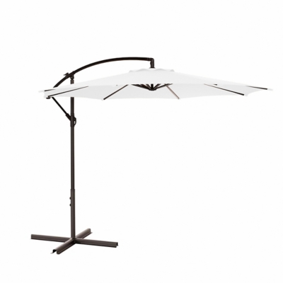 10 Ft Outdoor Cantilever Hanging Patio Umbrella Ashley Furniture Homestore