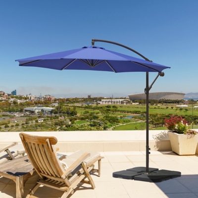 10 ft. Outdoor Cantilever Hanging Patio Umbrella | Ashley