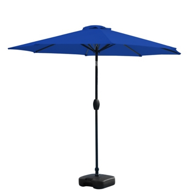 Westin Outdoor 9-Ft Market Patio Umbrella with Square Fillable Weight Base