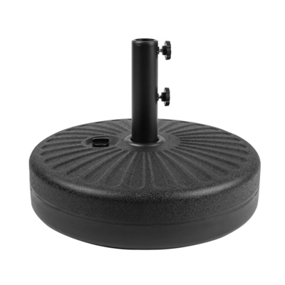 Spring 20" Outdoor Free Standing Umbrella Base, Black, large