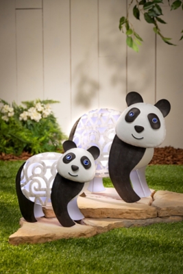 Gerson International 17 32 Outdoor Solar Large Panda Bear Ashley Furniture Homestore