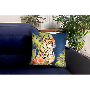 Cirrus Wild Cats Indoor/outdoor Pillow Jungle 18" Square, , rollover