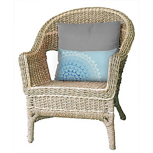Spectrum Ii Stitched Sphere Indoor/outdoor Pillow Aqua 12"x20", Blue, rollover
