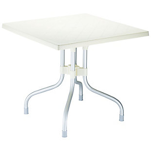 Siesta Outdoor Forza Square Folding Table, Beige, large