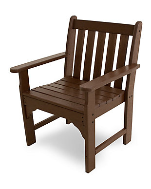 Vineyard Garden Arm Chair, Mahogany, rollover