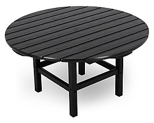 Round 38" Conversation Table, Black, large
