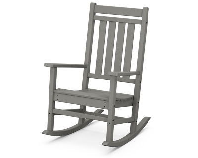 Estate Rocking Chair, Slate Gray, large